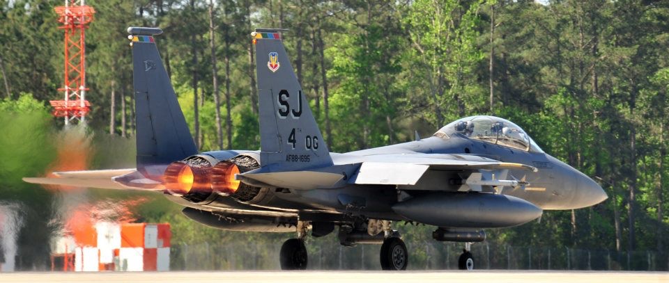 SJAFB F15E Takeoff